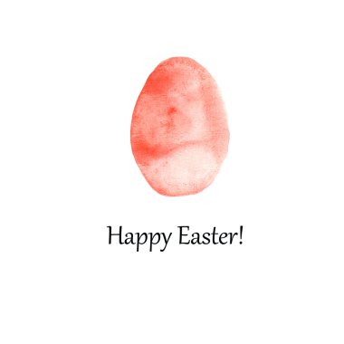 Paskalya kartı suluboya yumurta ile. Paskalya yumurtası arka plan suluboya kartı