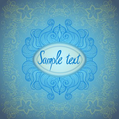 abstrackt deniz arka plan mavi