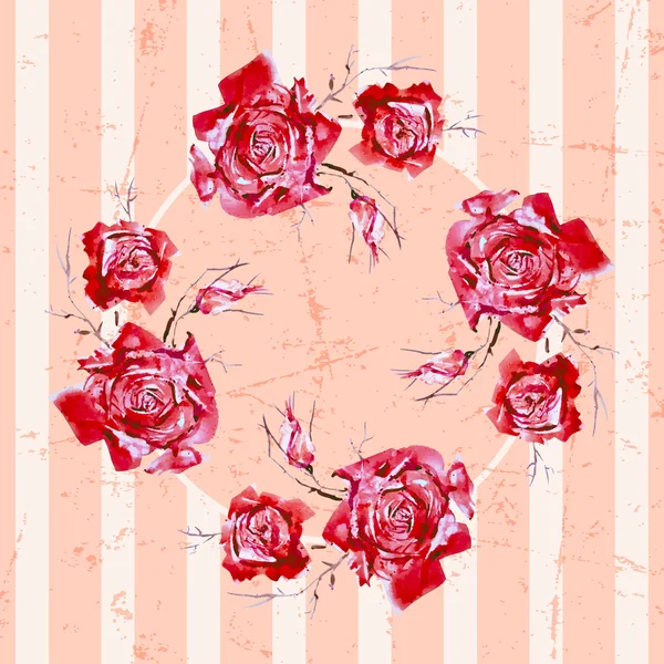 Roses dessinées à la main vectorielles — Image vectorielle
