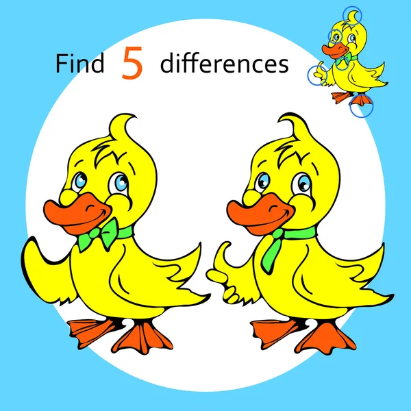 Beş farklılıklar ördek bulmak