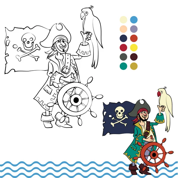 Onun papağan ile korsan