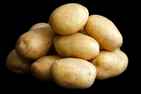 Batatas lavadas não descascadas — Fotografia de Stock