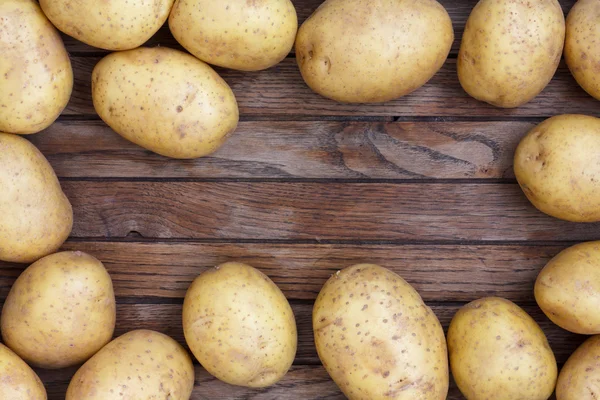 Batatas lavadas não descascadas — Fotografia de Stock