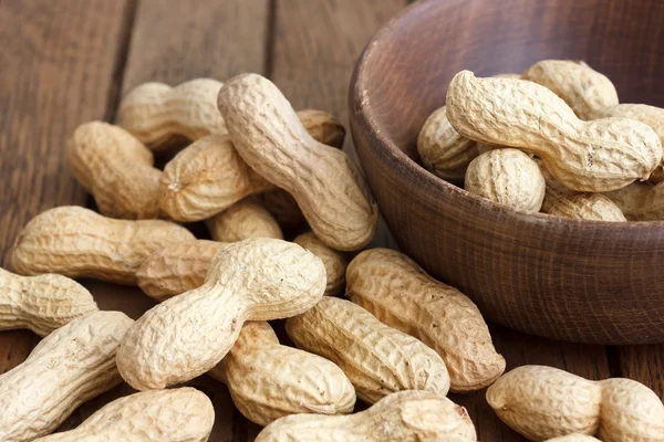 Peanuts in shells. — Stock Photo, Image