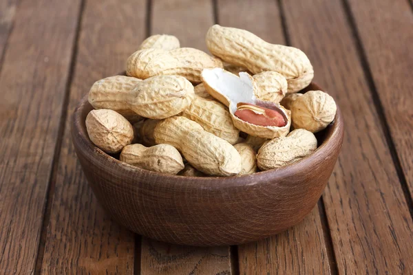 Peanuts in shells. — Stock Photo, Image