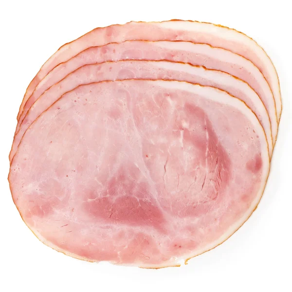 Daging ham premium diiris . — Stok Foto