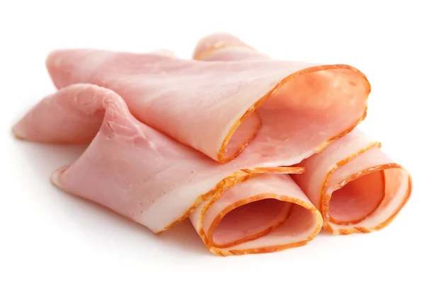 Daging ham premium diiris . — Stok Foto
