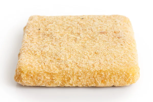 Frozen bread crumbed cheese for frying. — Stock Photo, Image