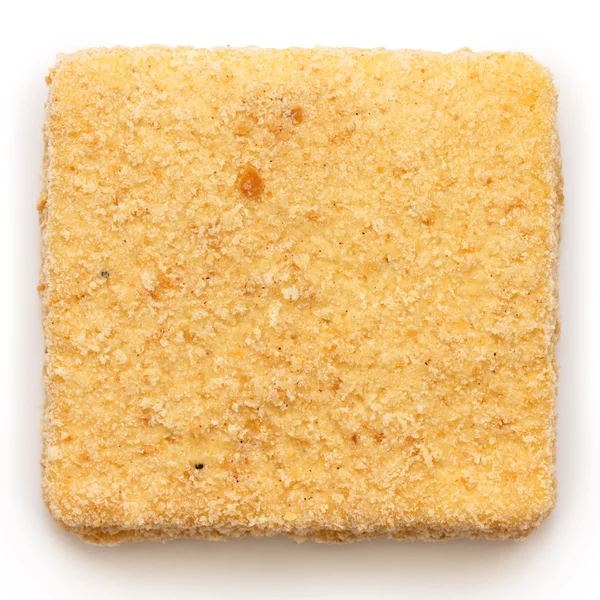 Frozen bread crumbed cheese for frying. — Stock Photo, Image