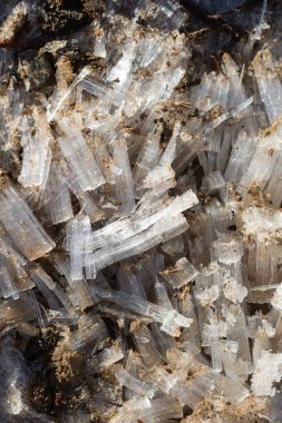 Şırınga buzu, yer altından yükselen yeraltı suyunun oluşturduğu iğne şeklinde bir buz sütunu..