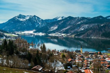 Schlierbergalm 'den Schliersee' ye Almanya Bavyera 