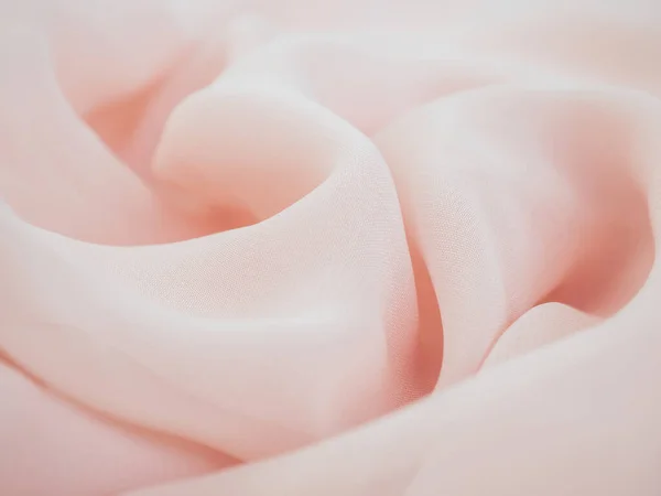 Délicate Matière Ondulée Pastel Textile Rose Brillant Fond Pastel Aux — Photo