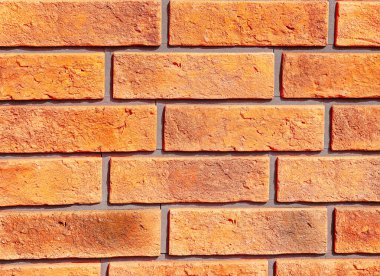 Modern Mimari ve İnşaat Tasarımı için Dikdörtgen Desenli Turuncu Tuğla Duvar dokusu Boşluğu Kopyala