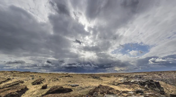 Gökyüzü ve taşlar. Panorama