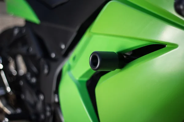 Bir motosiklet baca şapkası.