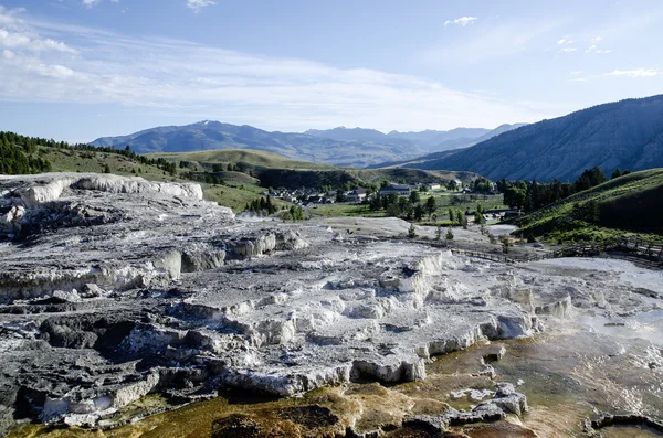 Mammut sorgenti termali a Yellowstone — Foto Stock