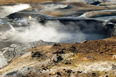 sıcak çamur içinde namafjall