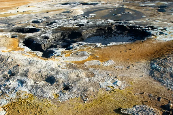 Hot mud in Namafjall — Stock Photo, Image