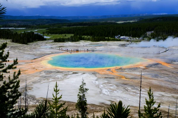 La piscina prismatica - occhio a Yellowstone — Foto Stock