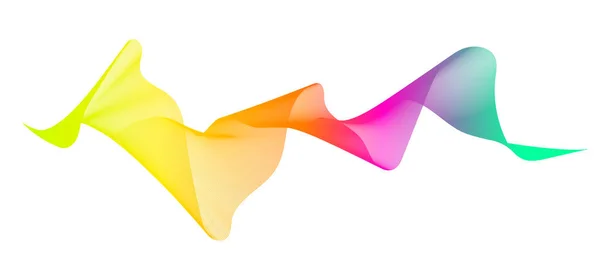 Abstract Stylish Design Trendy Rainbow Wave Background Design Brochure Website — Stock Vector