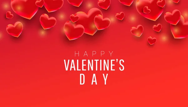 Днем Святого Валентина День Продажи Фона Плакат Открытка Приглашение Сердца — стоковый вектор