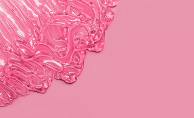 Sıvı dalga jel serumu emülsiyon kozmetik leke açık pembe