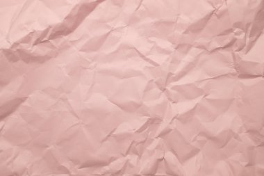 Pembe kağıt desen arka plan. Metin için uzay kağıdı ile buruşmuş kağıt soyut şekil arkaplanı