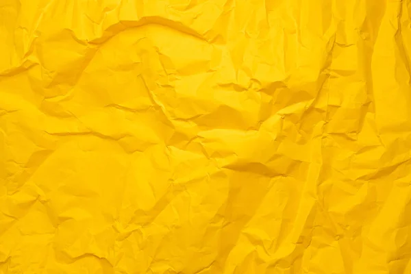 Żółty Tło Tekstury Papieru Zgnieciony Papier Abstrakcyjny Kształt Tła Papieru — Zdjęcie stockowe