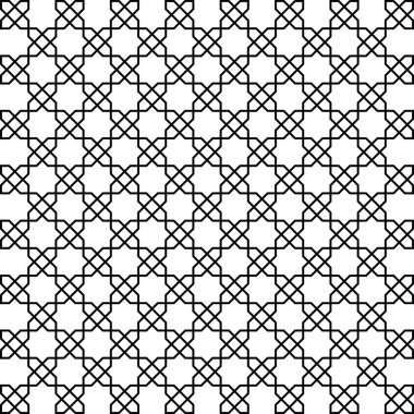 Beyaz arka planda ince altın çizgileri aşan soyut geometrik desen. Vektör çizimi. EPS 10