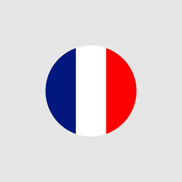 Drapeau National France Couleurs Officielles Proportion Correctement Illustration Vectorielle Pse10 — Image vectorielle