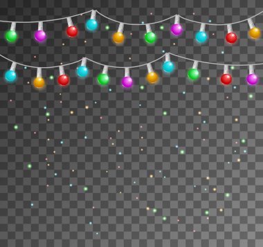 Renkli Xmas çelengi.