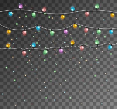 Renkli Xmas çelengi.