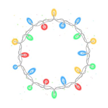 Yılbaşı ışığı. Vektör