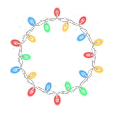 Yılbaşı ışığı. Vektör