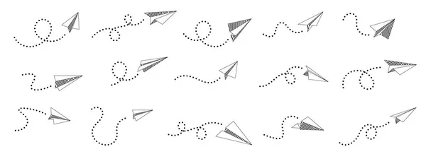 Линия плоскости бумаги — стоковый вектор