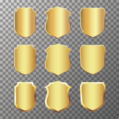 Altın rozet vektörü
