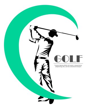 Golf logo. Vector