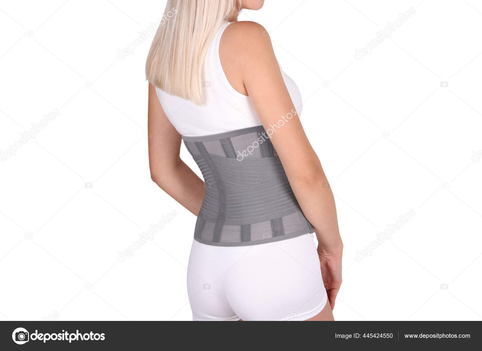 Orthopedic Lumbar Corset Human Body Back Brace Waist Support Belt Stock  Photo by ©Med_Ved 445424550
