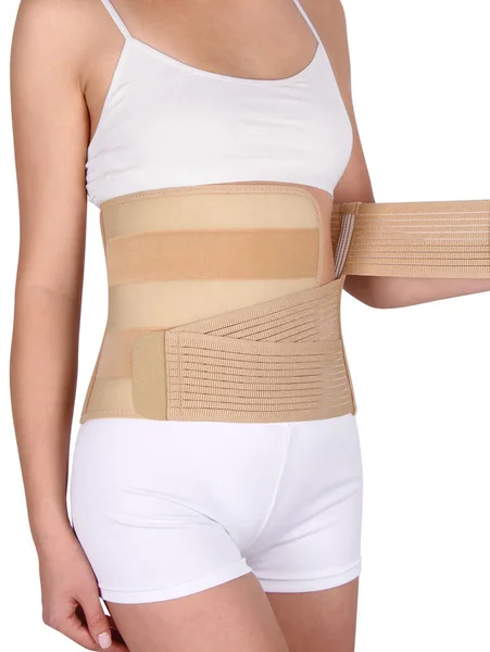 Orthopedic Lumbar Support Products Lumbar Support Belts Posture Corrector Back — Stock Photo, Image