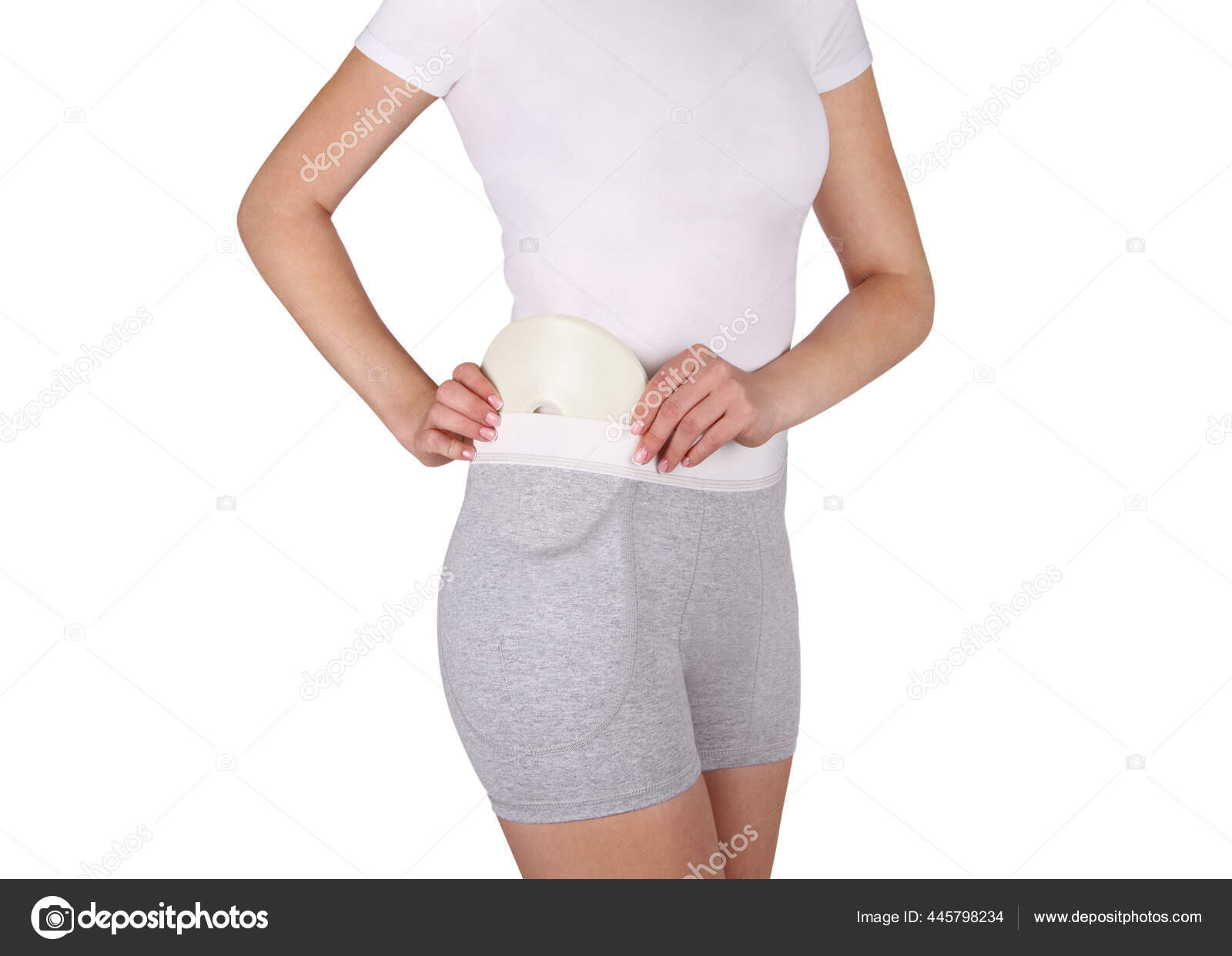 Hip Brace Two Cushion Pads Bandage Protector Hip Joint Medical