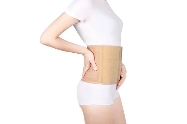 Produtos Ortopédicos Apoio Lombar Correias Suporte Lombar Corretor Postura Para — Fotografia de Stock