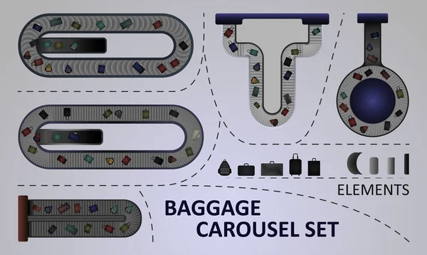 Bagaj atlıkarınca yapılar.