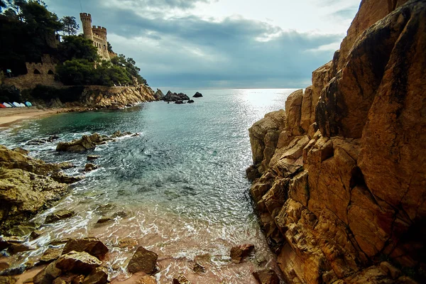 Kust van Lloret de Mar — Stockfoto