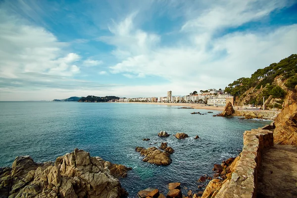 Sahil Lloret de Mar — Stok fotoğraf