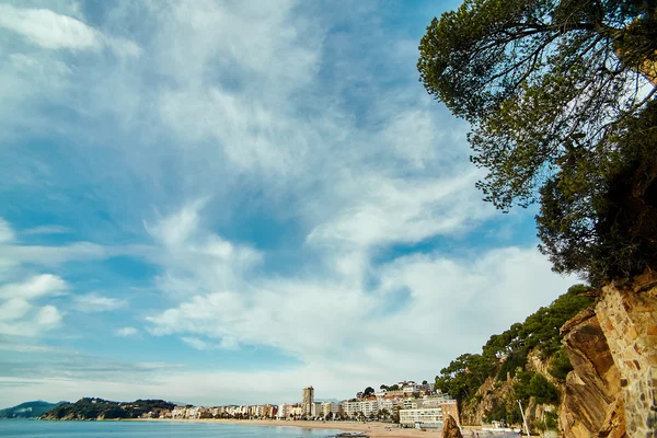 Kust van Lloret de Mar — Stockfoto