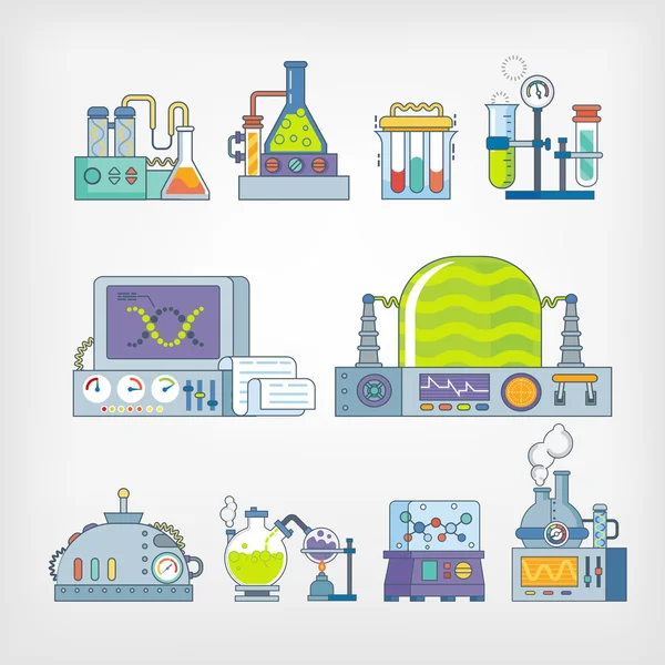 La investigación de laboratorio — Archivo Imágenes Vectoriales