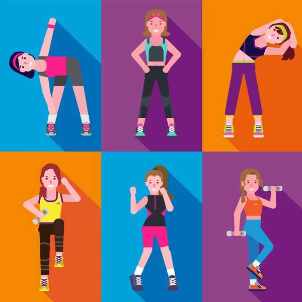 Workout — Stock Vector