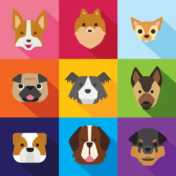 Honden — Stockvector