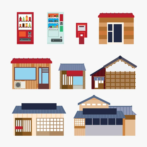 Boutique japonaise — Image vectorielle
