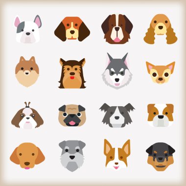 Köpeklerin vektör